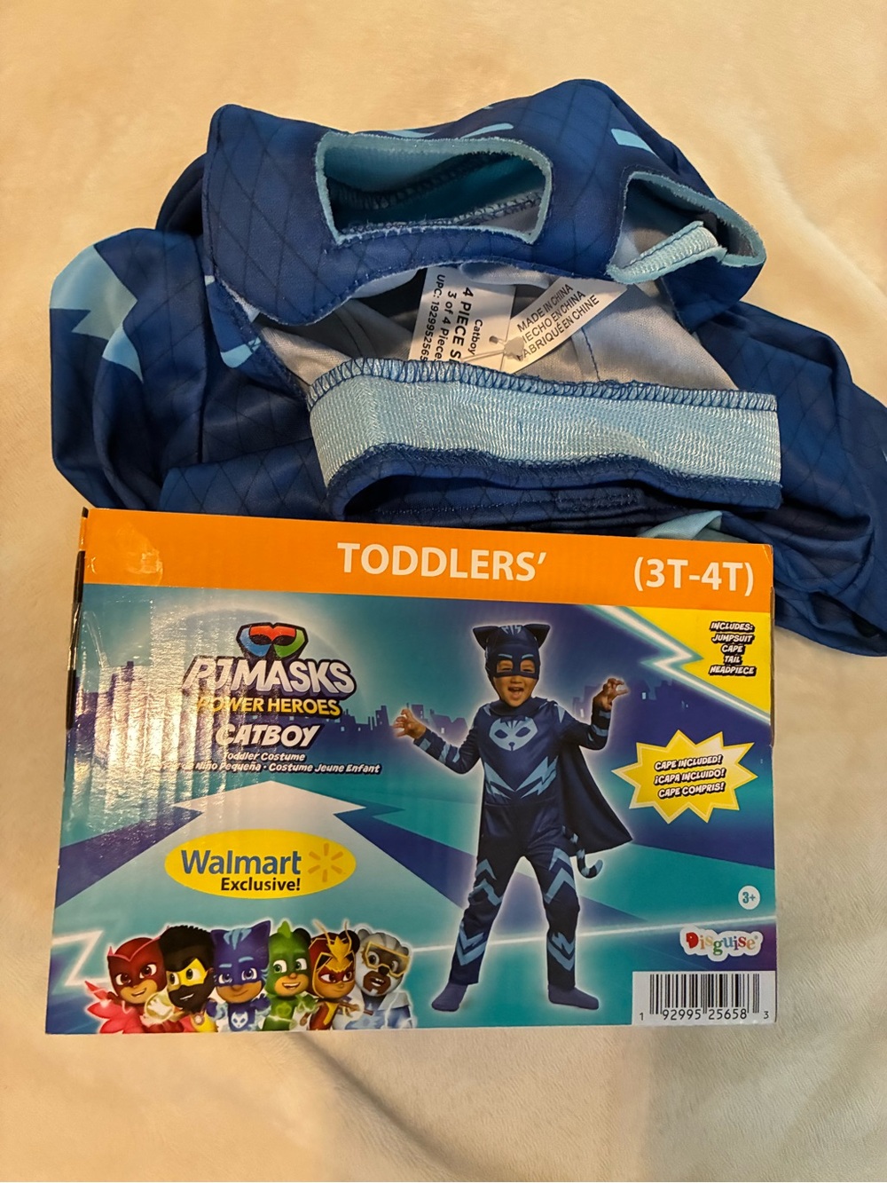Disguise PJ Masks Catboy Toddler Costume - Dark Blue & Light Blue